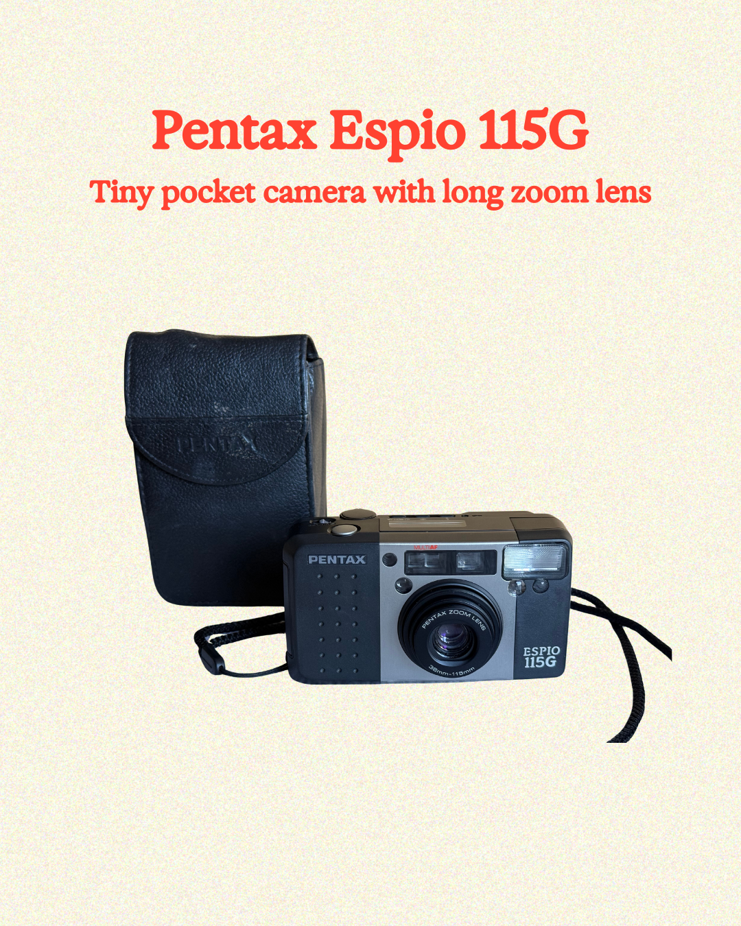 Pentax Espio 115G - Starter Kit incl. Film + Dev + Scan + Prints