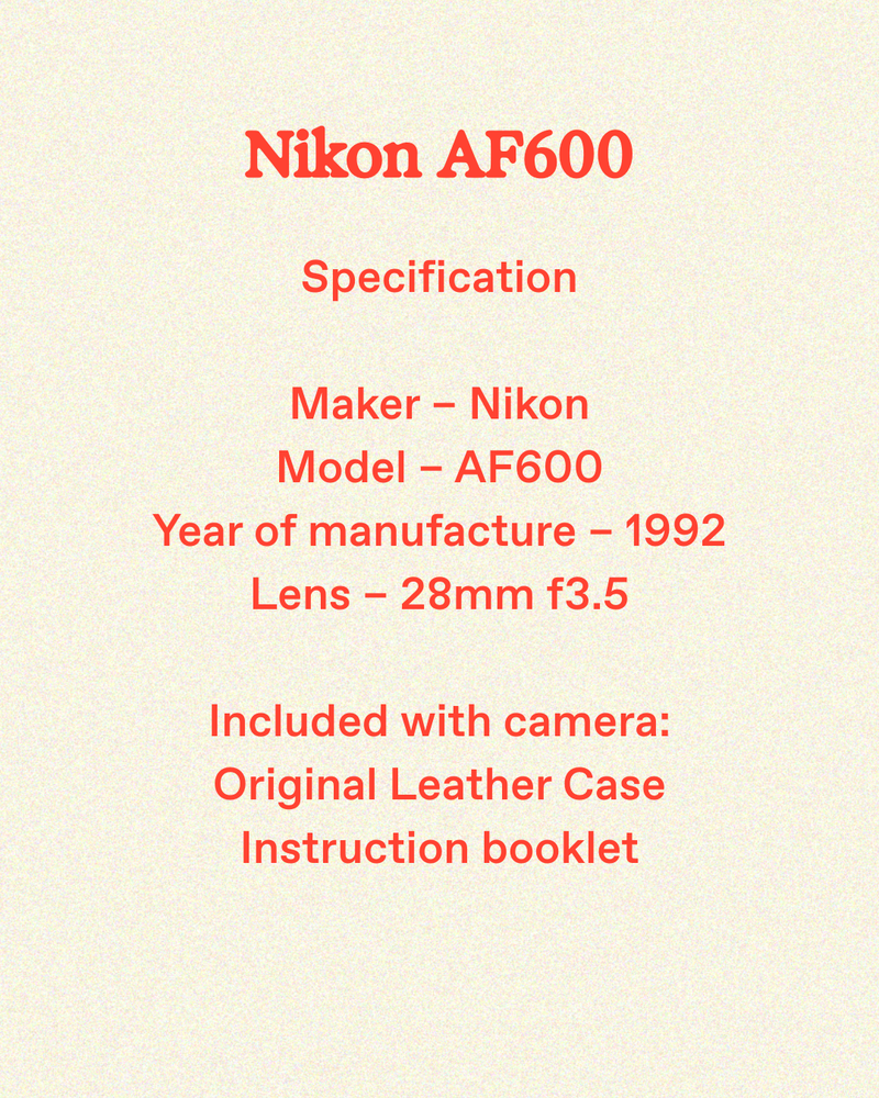 Nikon AF600 - Starter Kit incl. Film + Dev + Scan + Prints