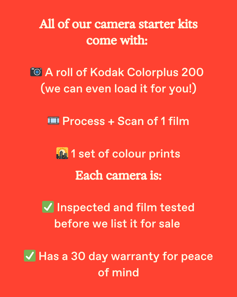 Minolta Freedom Zoom 90 - Starter Kit incl. Film + Dev + Scan + Prints