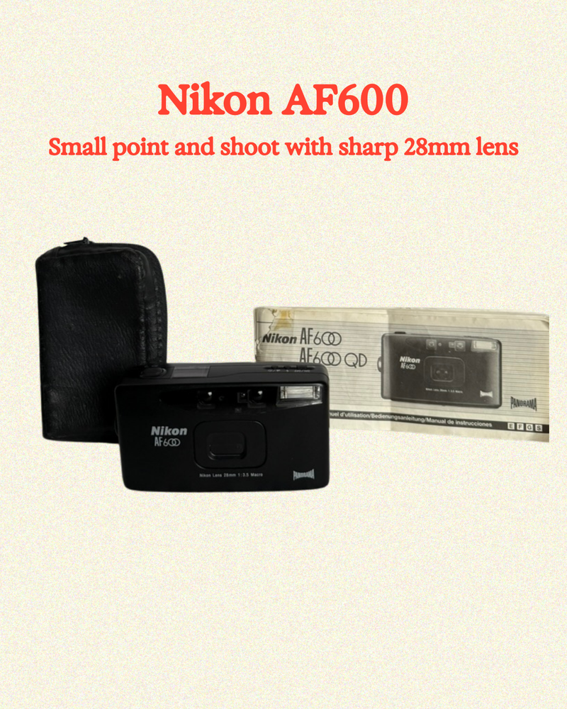 Nikon AF600 - Starter Kit incl. Film + Dev + Scan + Prints